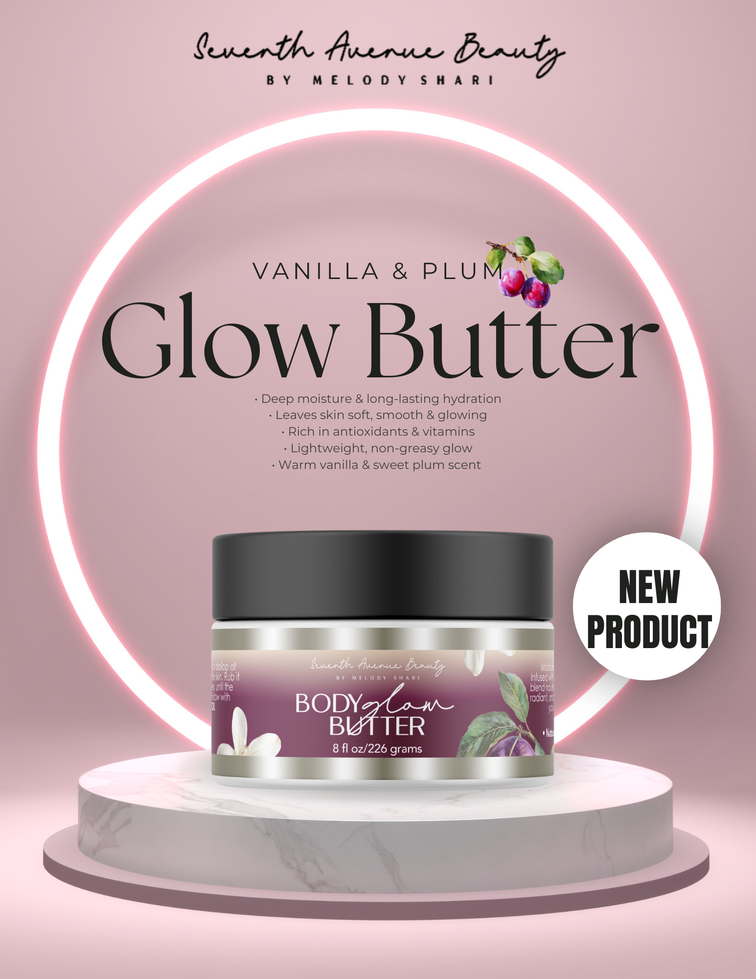 Vanilla Plum Glow Butter