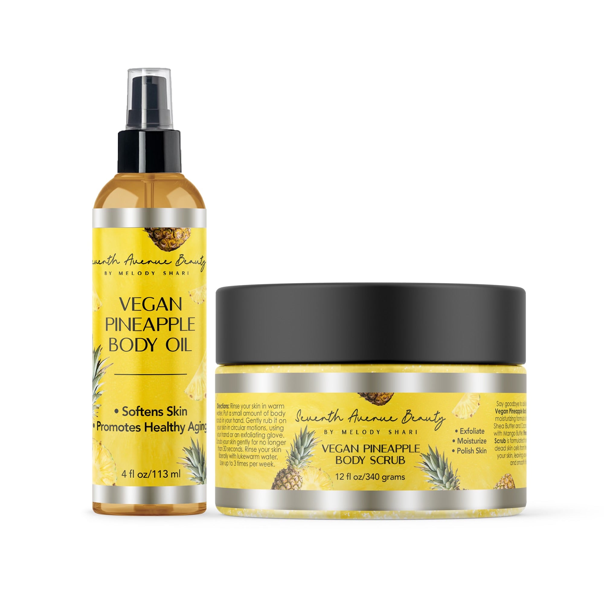 Pineapple Duo-Scrub and Oil