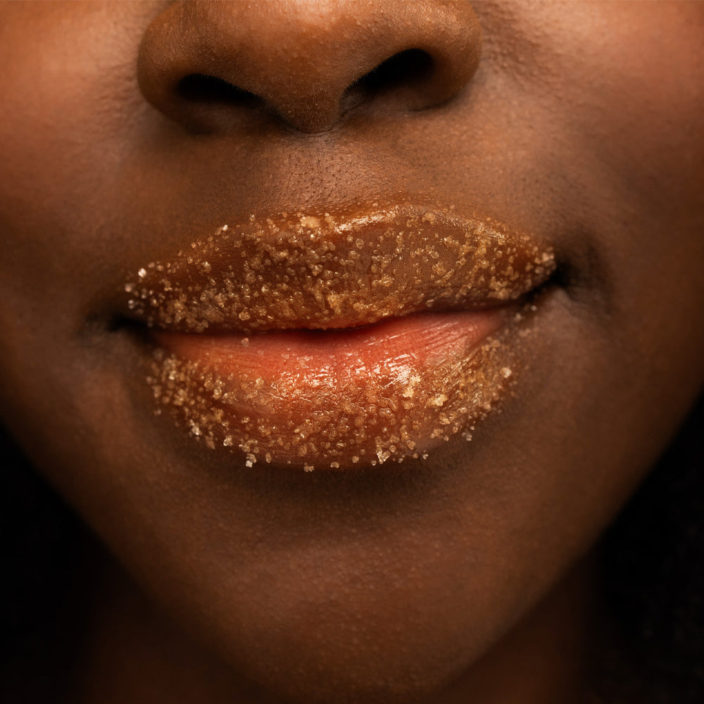 Orange Burst Vegan Sugar Lip Scrub with Orange Peel Powder & Castor Oil for Added Moisture