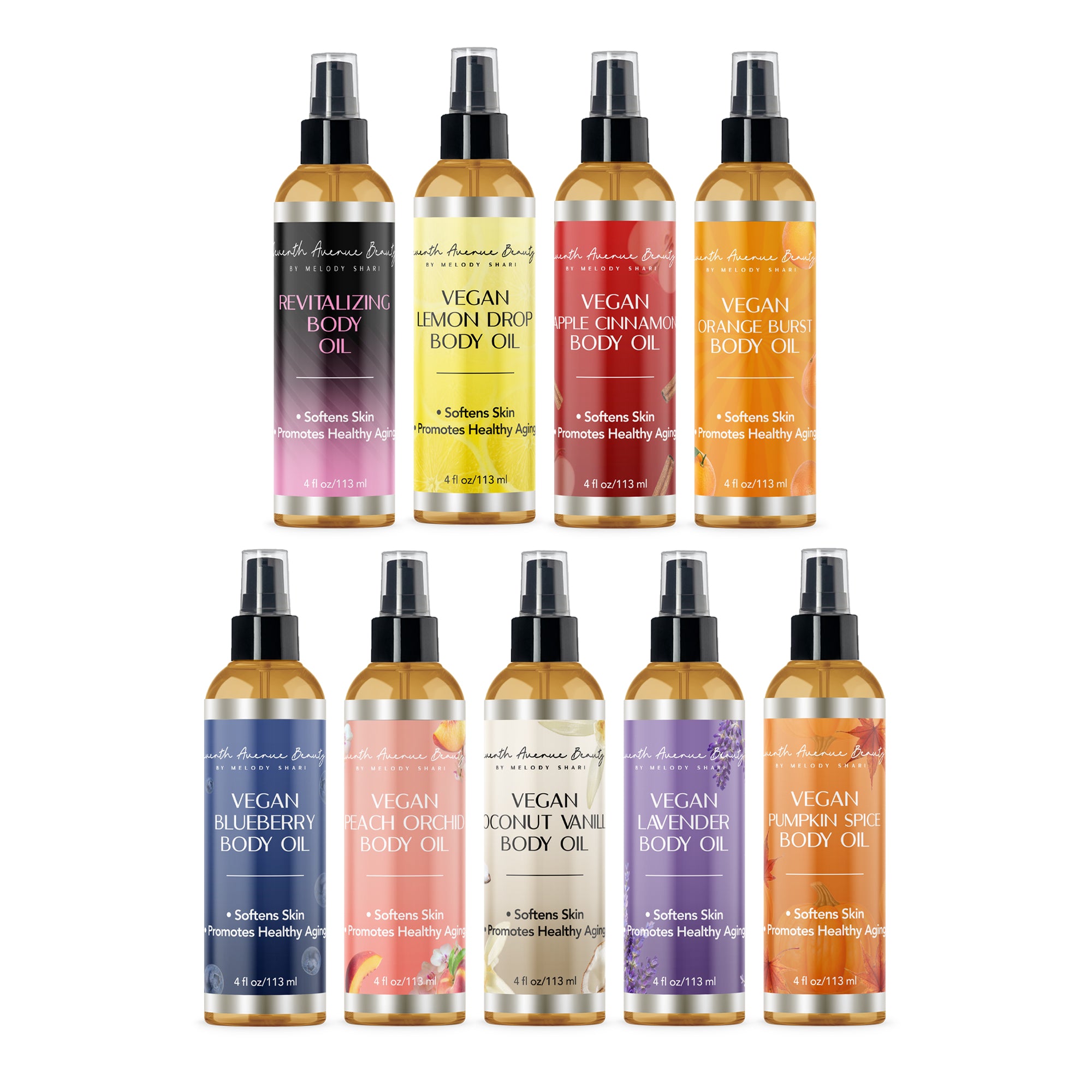 Relax and Refresh Vegan Revitalizing Body Oil Bundle