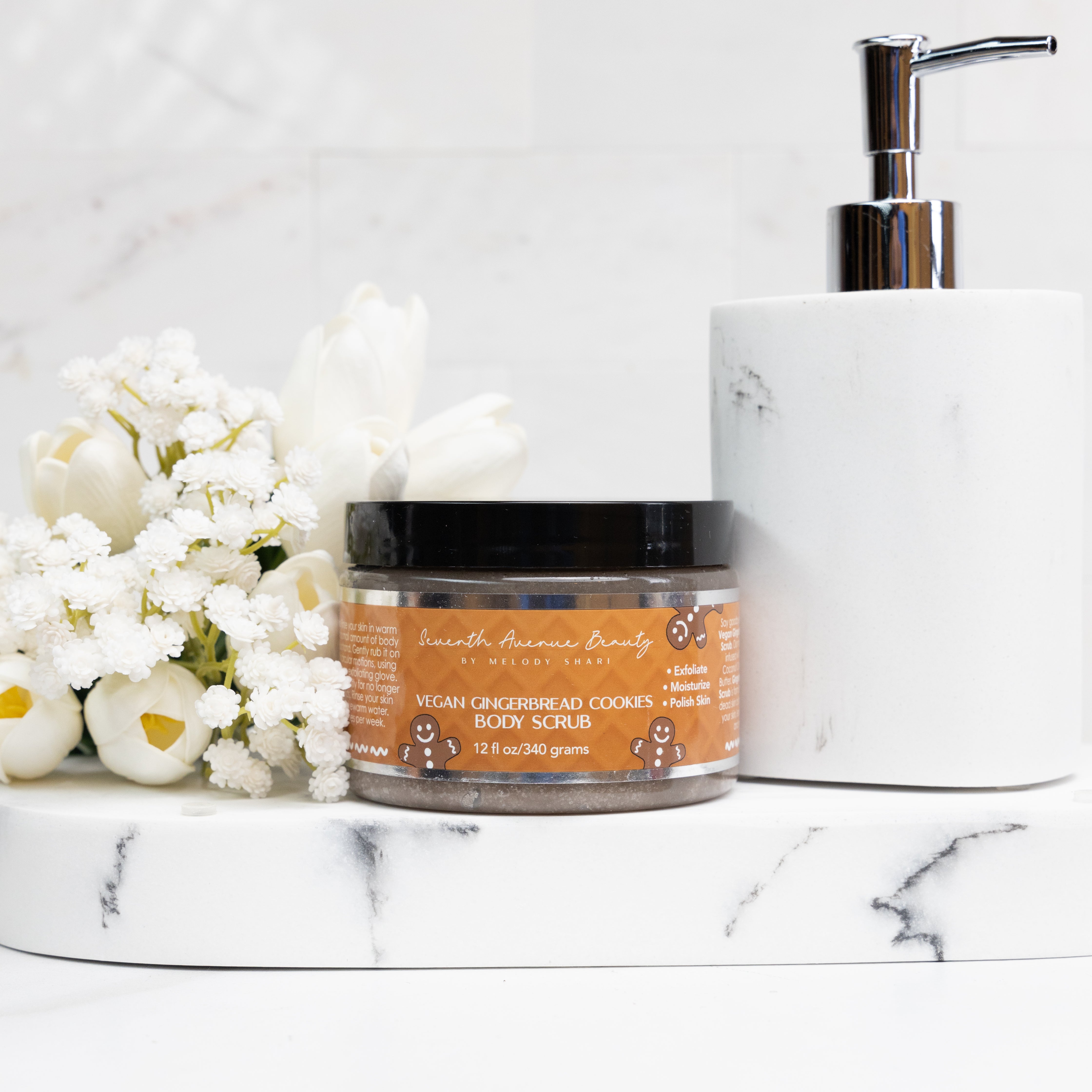 Vegan Gingerbread Cookies Body Scrub