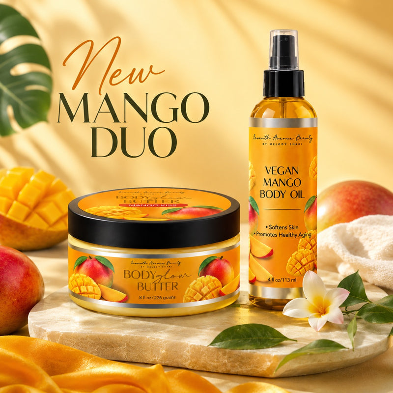 Mango Duo — Body Glow Butter + Vegan Body Oil