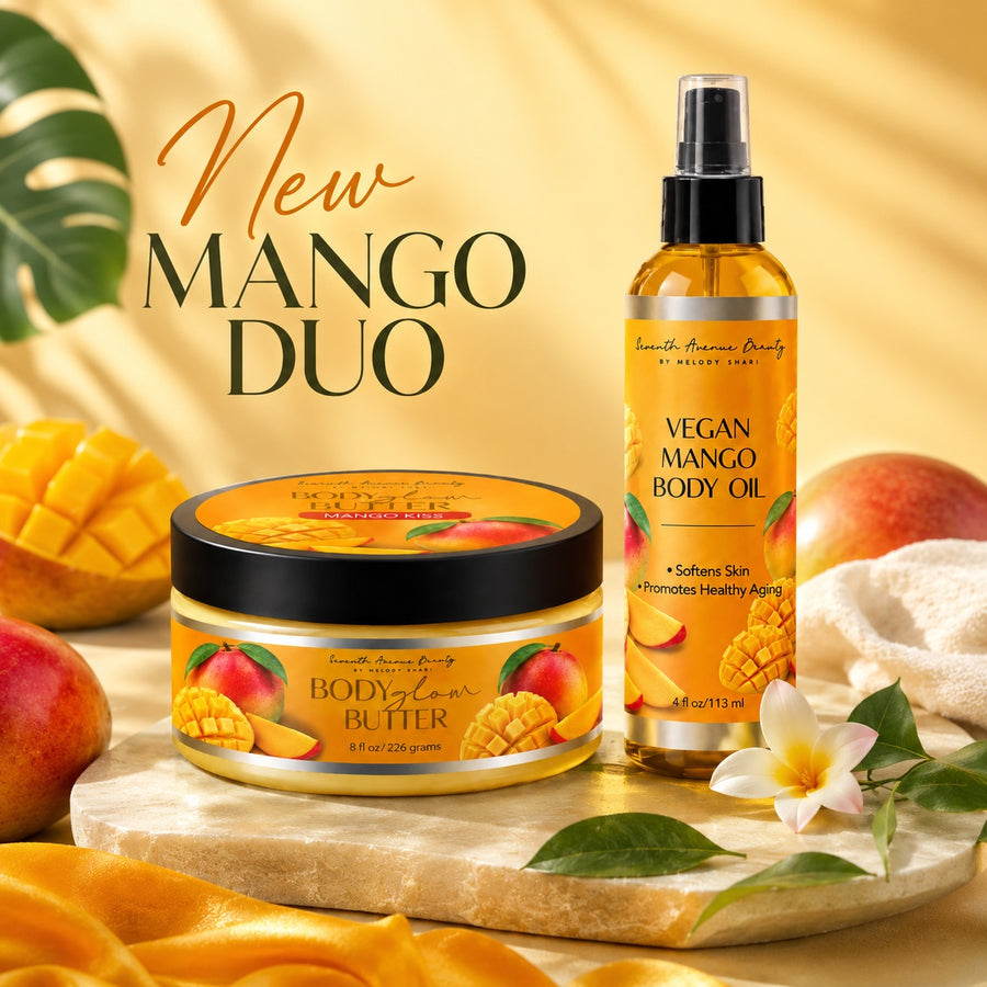 Mango Duo — Body Glow Butter + Vegan Body Oil