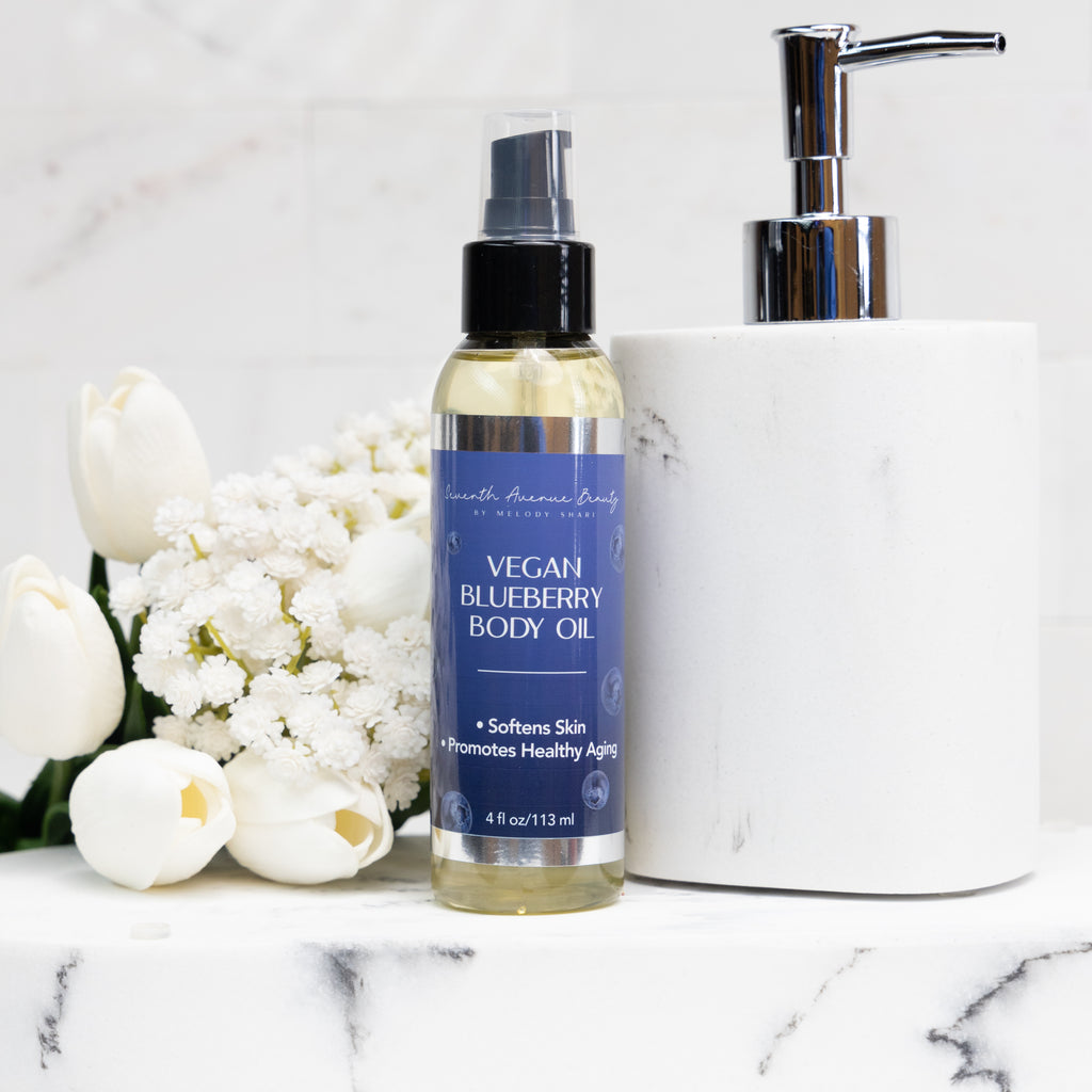 Vegan Blueberry Body Oil