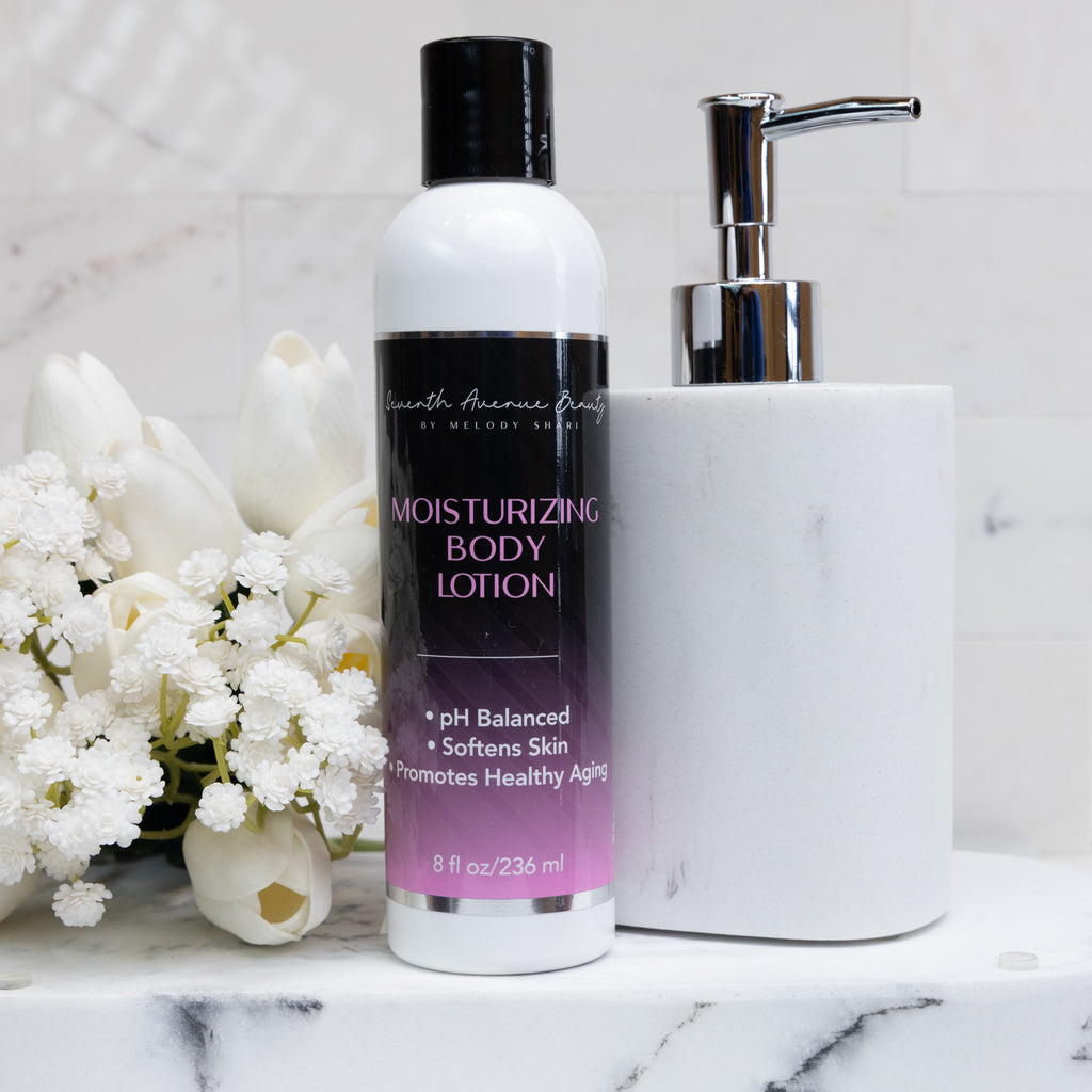 Moisturizing Vegan Body Lotion with Shea Butter, Calendula Oil & Aloe for Skin Repair