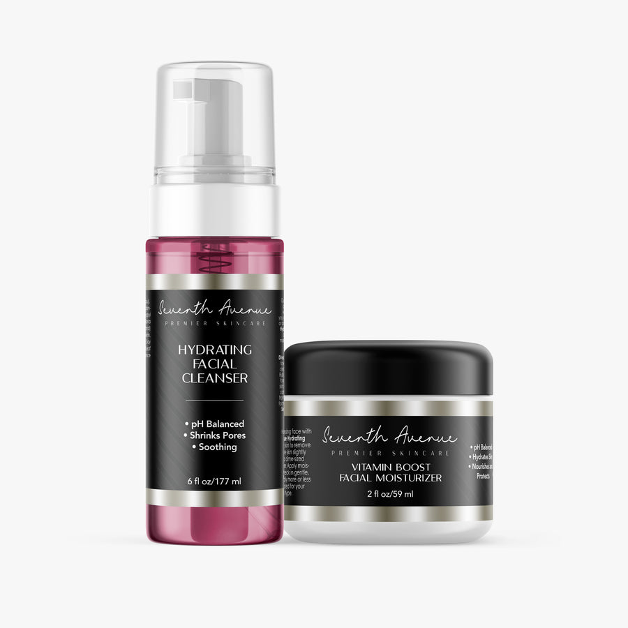 Hydrating Facial Cleanser & Moisturizer Duo