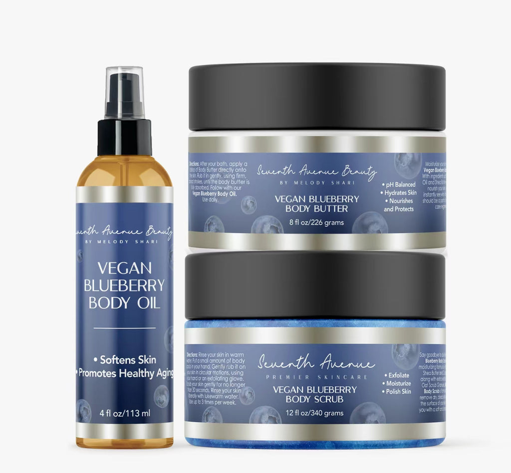 Ultimate Blueberry Trio-Scrub, Butter & Oil