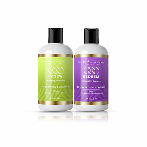 REDEEM & RENEW Vegan Moisturizing Shampoo and Detangling Conditioner Duo