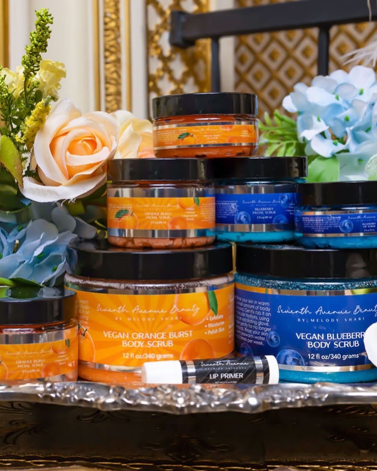 Vegan Orange Burst & Bluberry Body Scrub Duo – Seventh Avenue Beauty