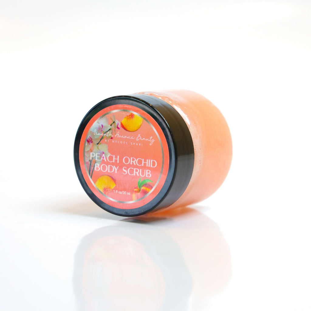Vegan Peach Orchid Body Scrub SAMPLE