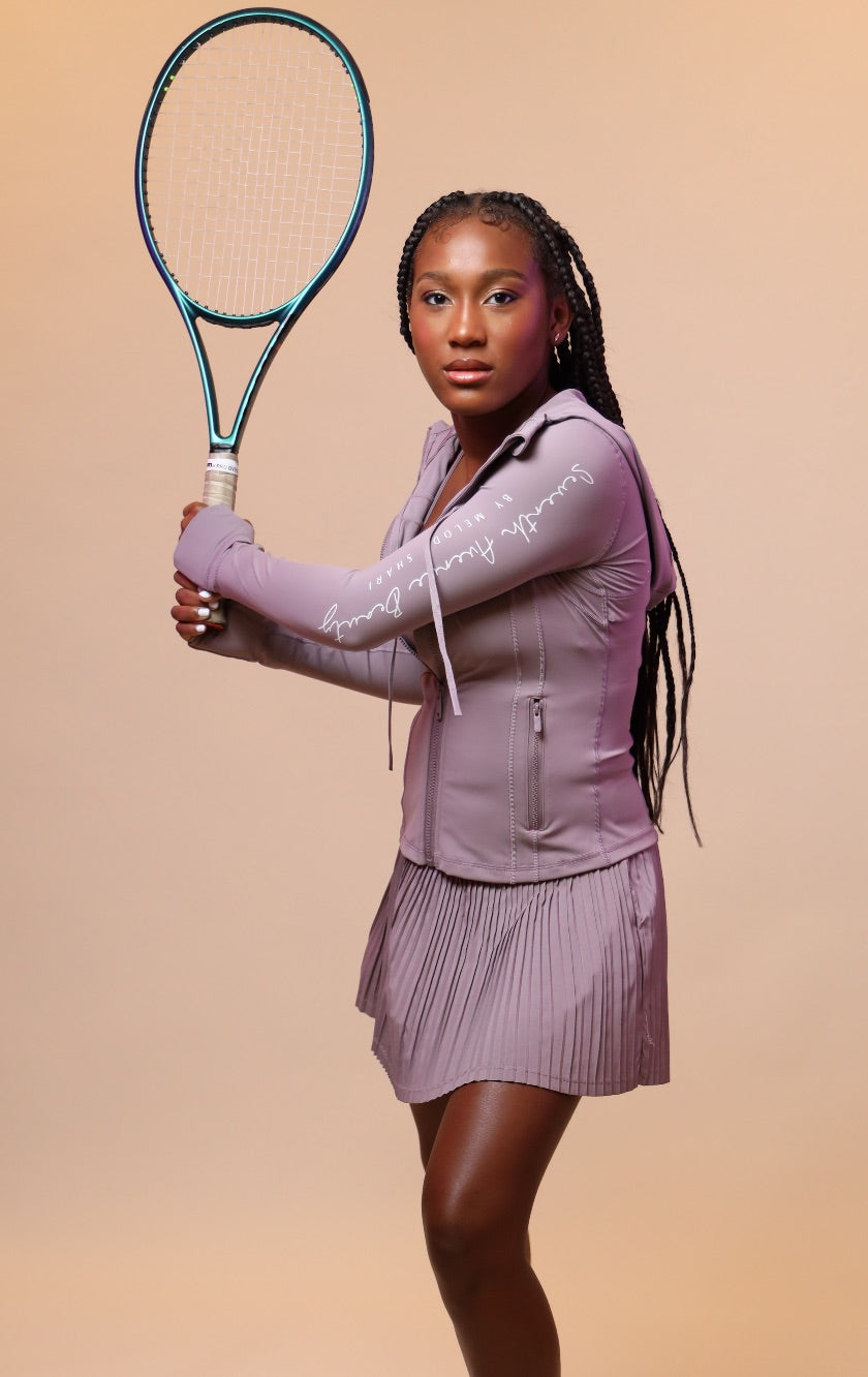 Tennis Skirt Set - Purple