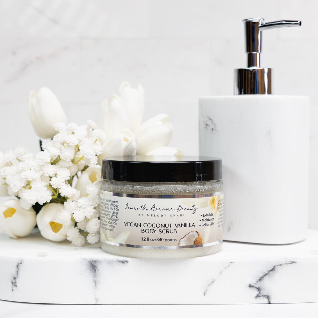 Vegan Coconut 🥥 Vanilla Exfoliating Body Scrub